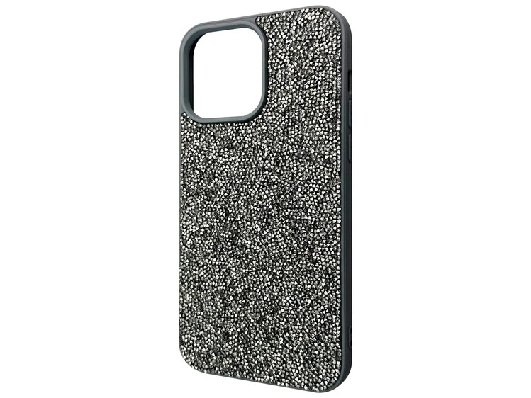 Чохол Swarovski Grainy Diamonds iPhone 14 Pro Max gray