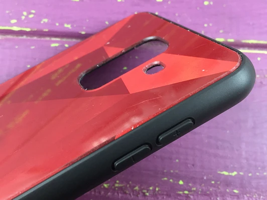 TPU+Glass Prizma Samsung A6(18) Red
