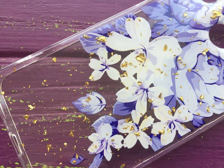 Flowers Confetti Redmi Note 6/6Pro Violet