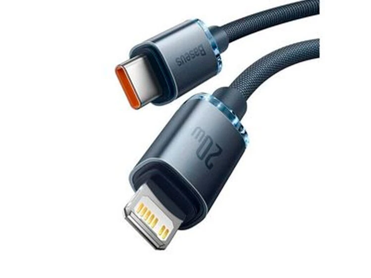 Кабель Baseus Crystal Shine Type-C to Lightning 20W (1.2m) black