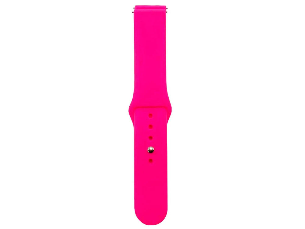 Ремінець Xiaomi Amazfit/Bip/Samsung Silicone 20mm hot pink