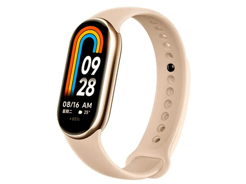 Ремінець силікон Mi Band 8/9/10 beige
