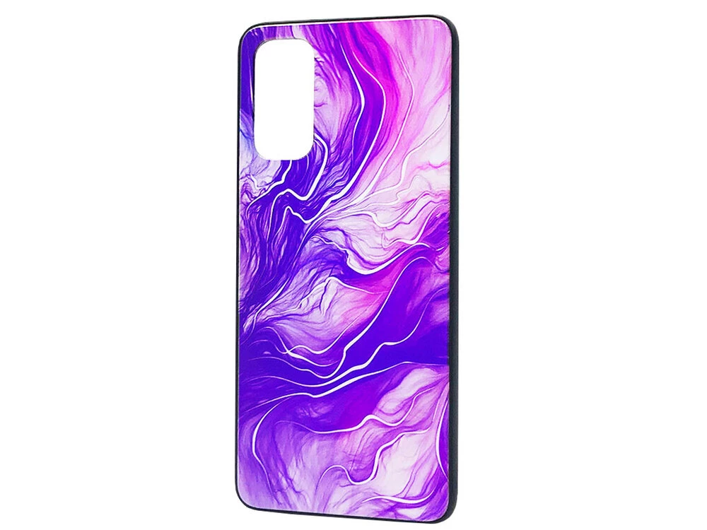 Накладка Marble UV Samsung S20 violet