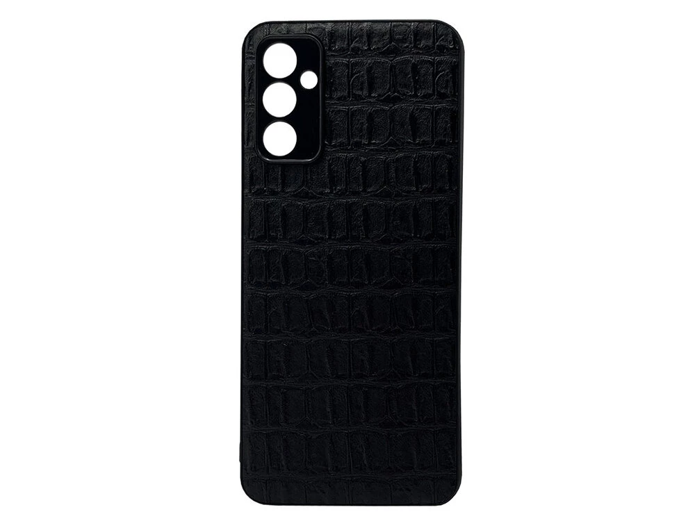 Накладка Leather Crocodile Samsung M23/M13 black
