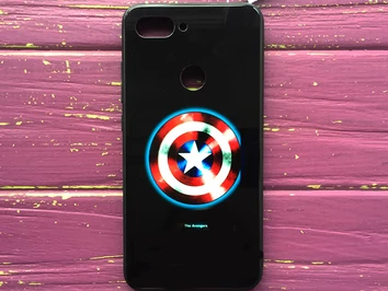 TPU+Glass Fosfor Redmi 6 Captain America