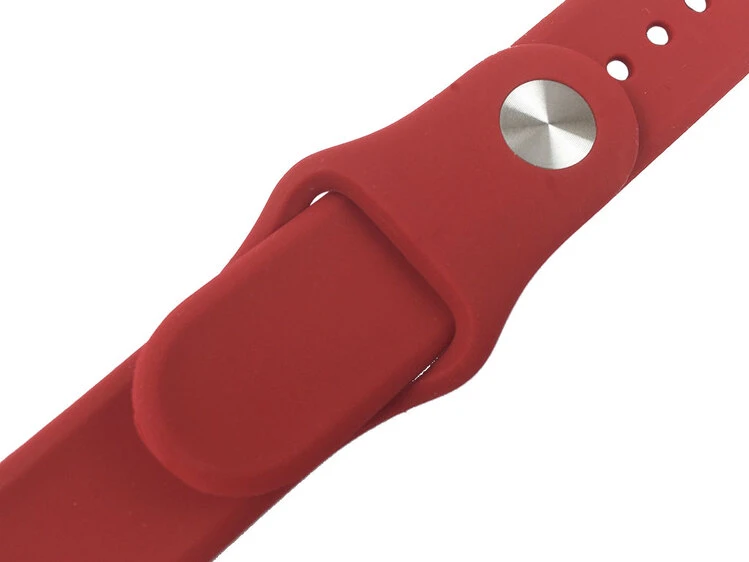 Apple Watch деш 42(сер.1-3)/44/45/46/49mm (33) темно-красный