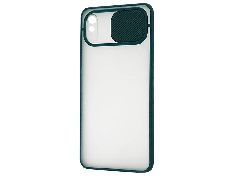 Matte case hide camera Redmi 9A green