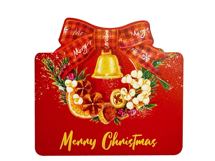 Листівка Новорічна Merry Christmas Wreath