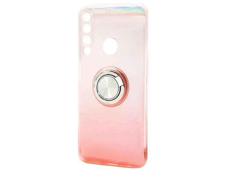 Силікон Neon+ring Huawei Y6P(20) light pink