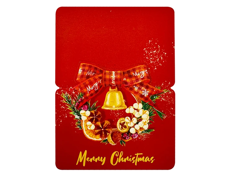 Листівка Новорічна Merry Christmas Wreath