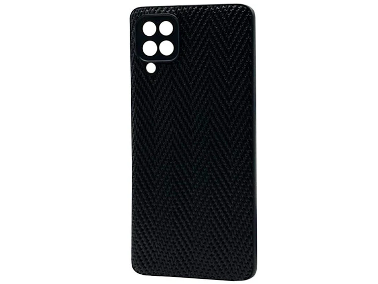 Накладка Leather Weaving Samsung A22/M22/M32 black