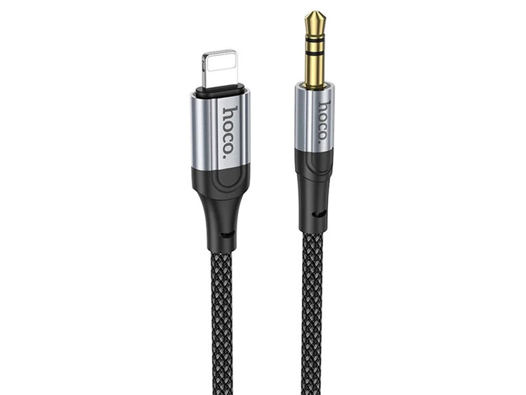 Кабель AUX Hoco UPA26 Type-C to 3.5 (1m) black