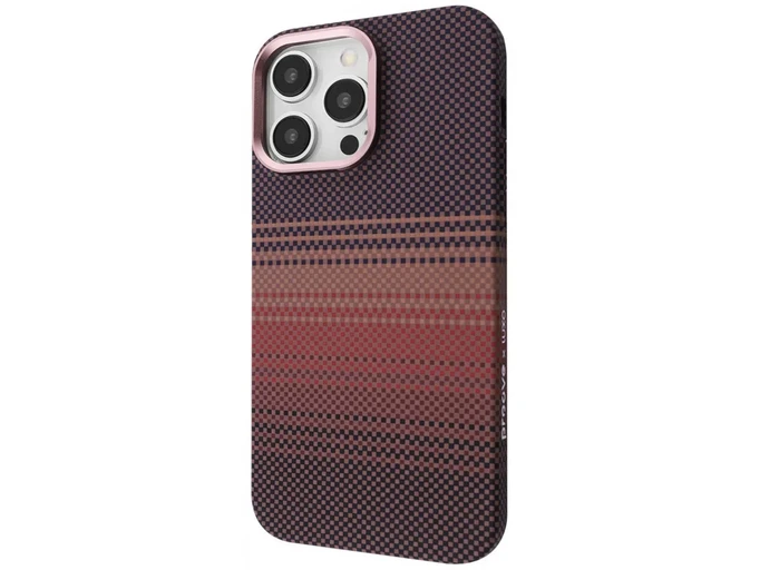 Чохол Proove Gleam Case MagSafe iPhone 15 Pro Max gold stripes