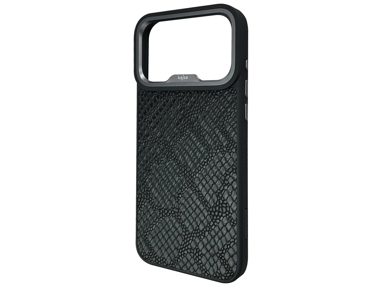 Kajsa Glamorous Collection Complex Lizard MagSafe iPhone 17 Pro Max black
