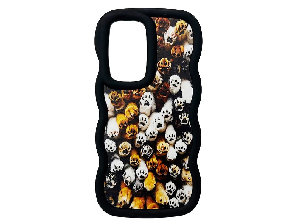 TPU Wavy Sides Redmi 13C/Poco C65 Paws