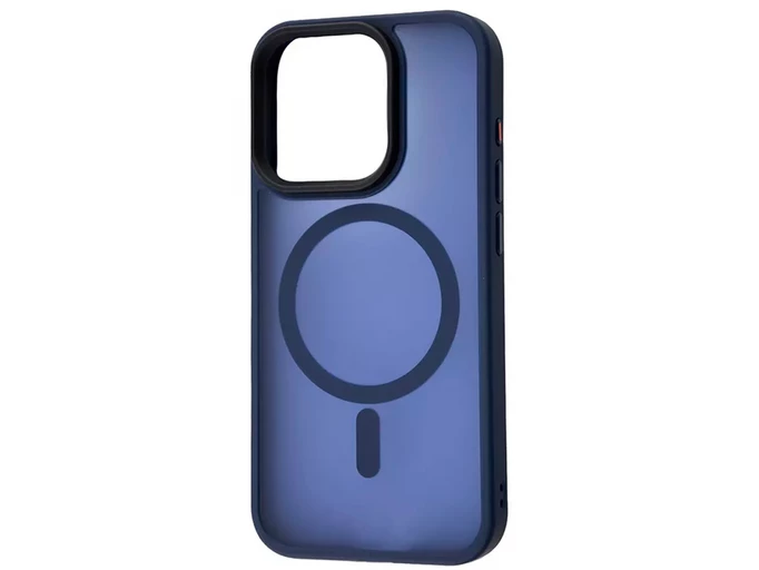 Shadow Matt Metal Buttons MagSafe iPhone 15 Pro midnight blue
