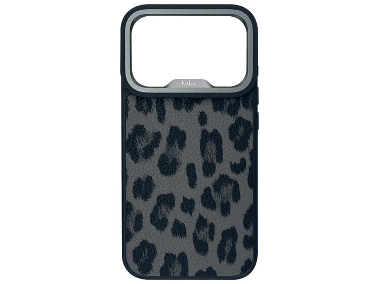 Kajsa Glamorous Collection Leopard Pattern MagSafe iPhone 17 Pro black