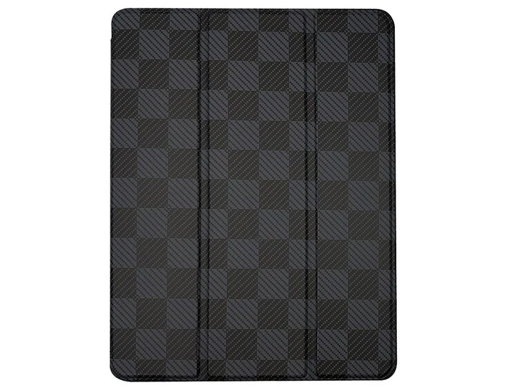 Книжка Dicase Carbon iPad Pro 10.2/10.5 с креплением для стилуса chess gray