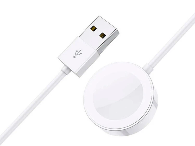 Кабель Borofone BQ13 magnetic Apple Watch Type-C (1.2m) white