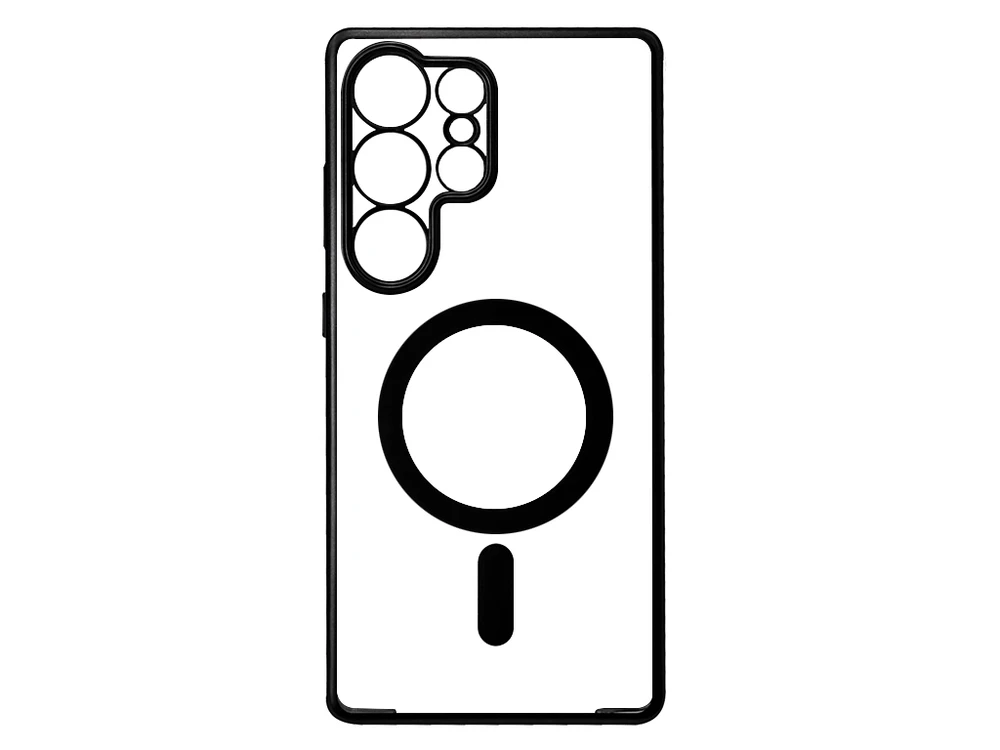 Накладка Metallic Paint MagSafe Samsung S25 Ultra black