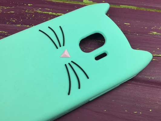 3D КОТ Samsung J4 (18) Мятный