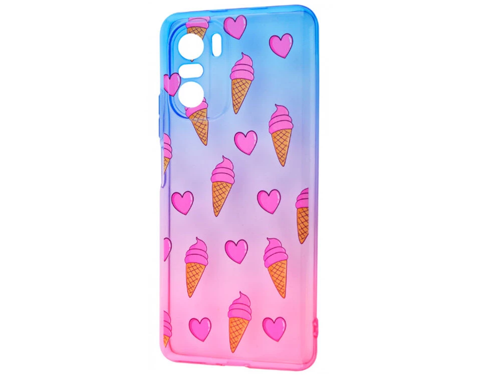 WAVE Sweet&amp;Acid Poco Poco F3/Redmi K40/Mi 11i синий/розовый/мороженое