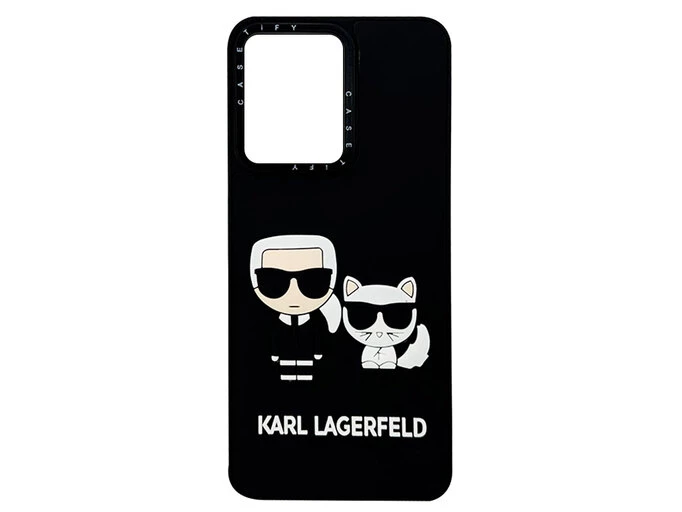 Casetify Karl Lagerfeld Redmi Note 12 with cat black