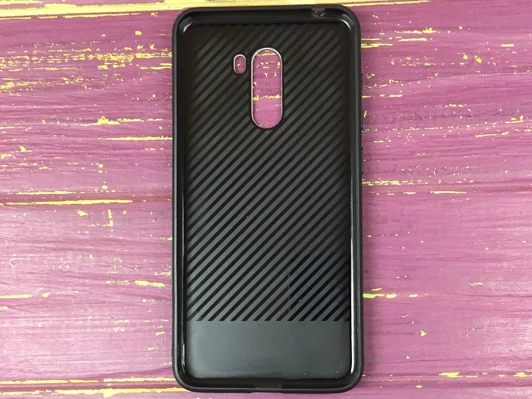 TPU+Glass Pocophone F1 Розовый
