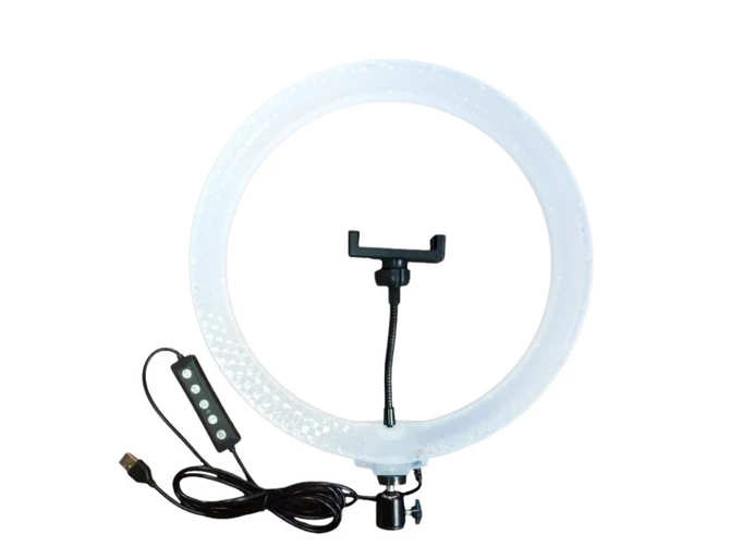 Светодиодная стойка USB RGB RD-30 Diamond 30см без штатива белая