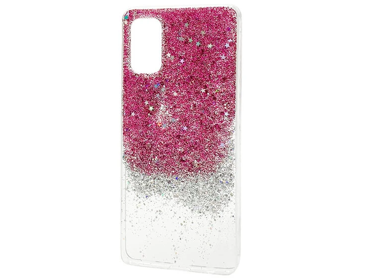 Силікон Easy Stars Flash Samsung A41 pink