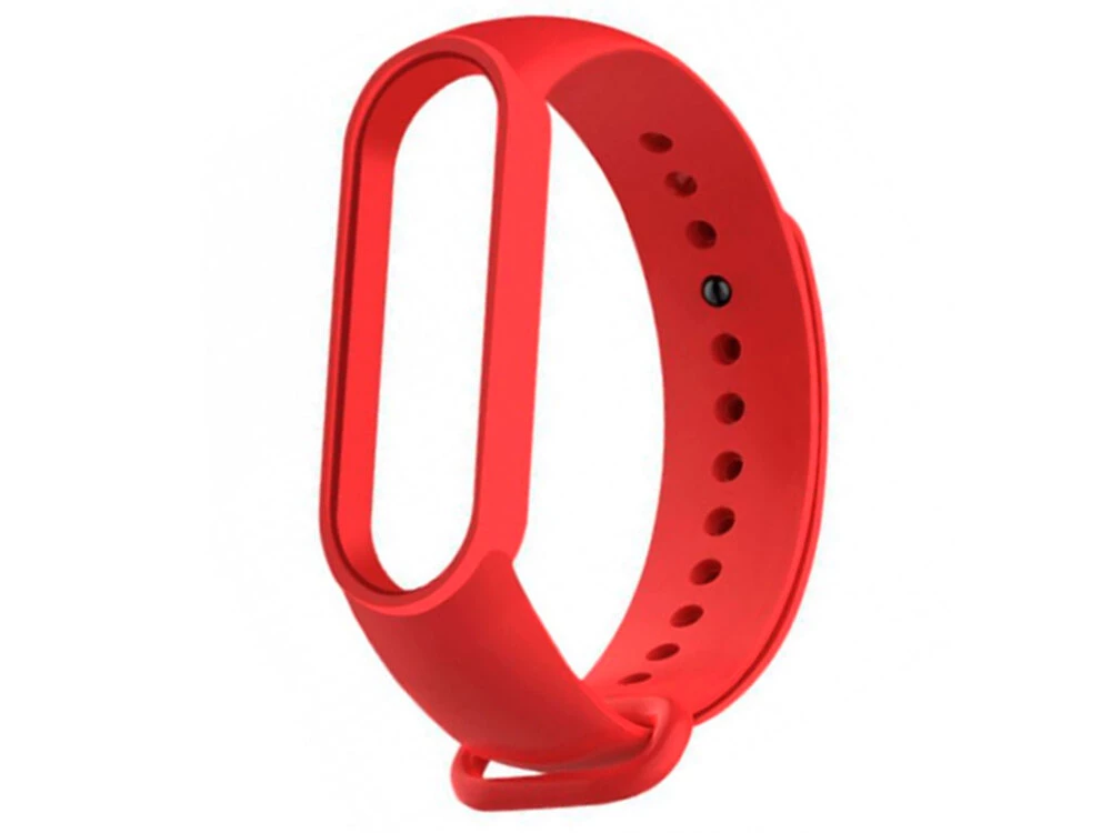 Ремінець силікон Mi Band 5/6 dark red