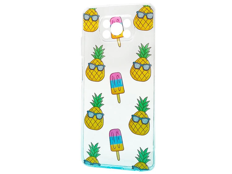 WAVE Sweet&amp;Acid Poco X3/X3 Pro белый/бирюзовый/ананас