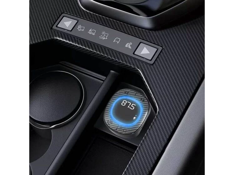 FM Modulator Earldom ET-M106 1USB/1 Type-C 3.1A black