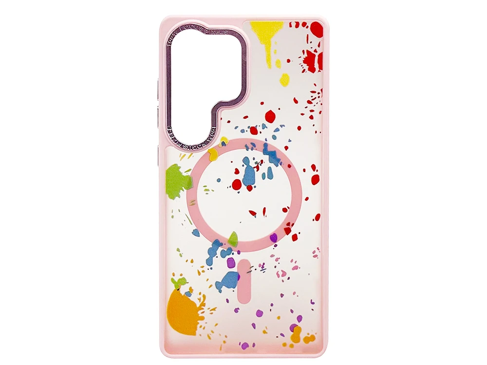 TPU+PC Flush MagSafe Samsung S25 Ultra pudra