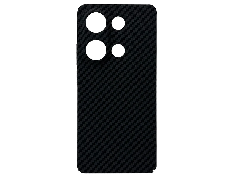 Plastic Carbon Case Redmi Note 13 Pro 4G/Poco M6 Pro 4G/Redmi Note 14S black