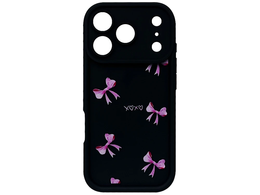 TPU Bows Xoxo Camera iPhone 17 Pro black