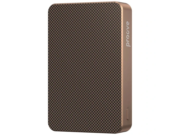Power Bank Proove Carbon Slim Magnetic MagSafe10000mAh 22.5W brown