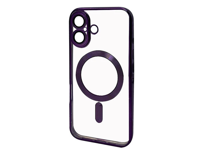 Силікон Cosmic camera CD Magsafe iPhone 16 deep purple