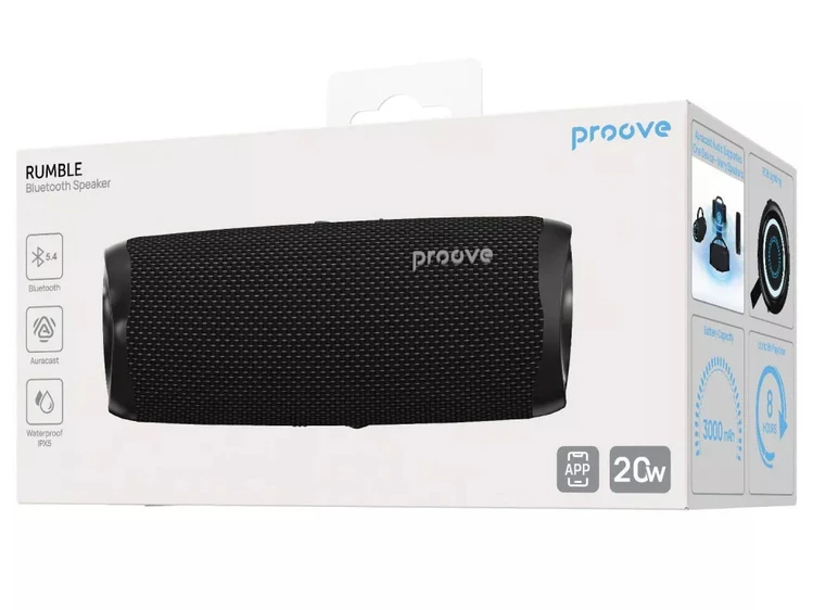 Bluetooth колонка Proove Rumble 20W black