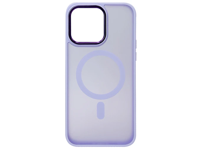 Shadow Matt Metal Buttons MagSafe iPhone 15 Pro Max new lavander