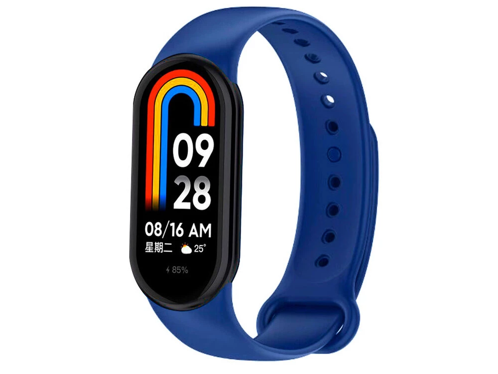 Ремінець силікон Mi Band 8/9/10 blue