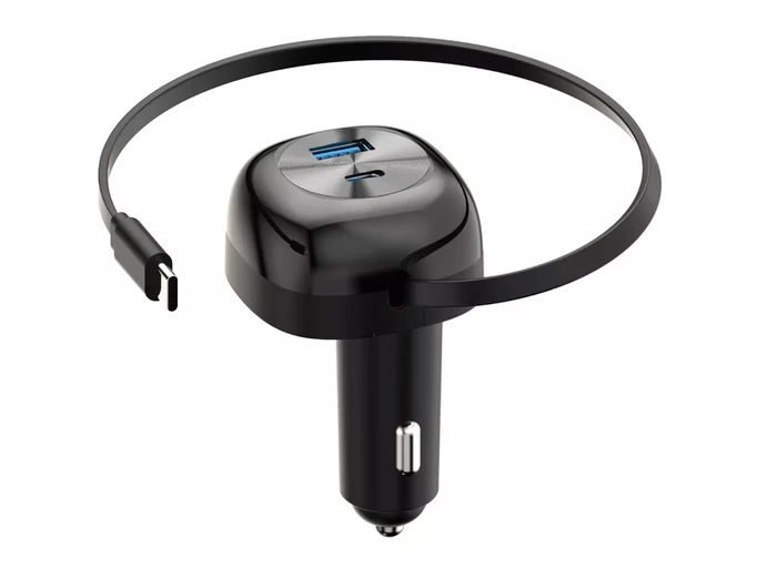 АЗП Proove Pulsar 65W USB/Type-C + кабель Type-C black