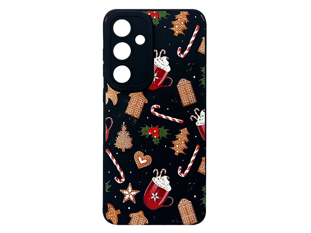TPU Funny Winter Treats Camera Samsung S24 FE black