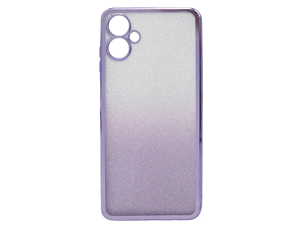 Накладка Ombre Glitter Samsung A06 light purple