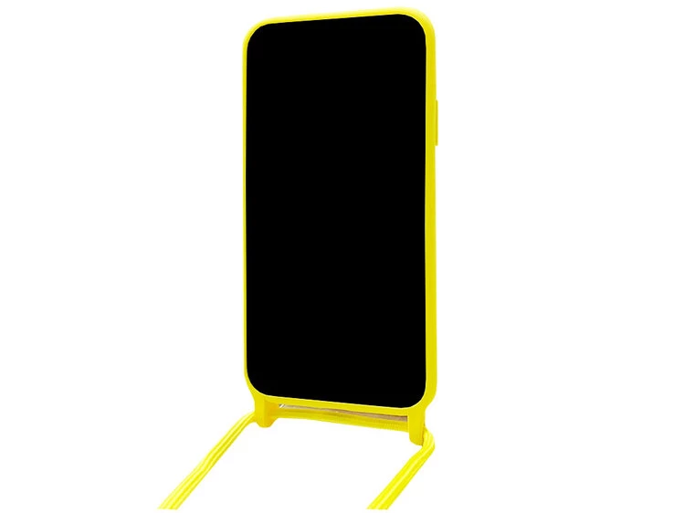 Case soft touch Crossbody iPhone 11 Pro yellow