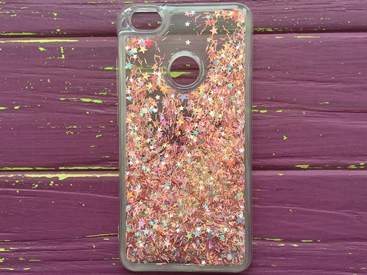 Акваріум блискітки Note 5A Pro Pink стружка