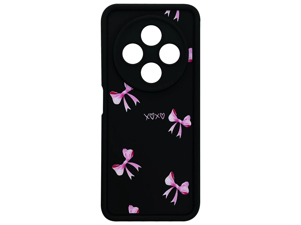 TPU Bows Xoxo Camera Redmi 14C/A4/Poco C75 black