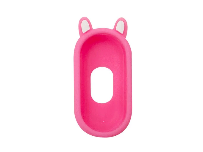 Силіконовий чохол Mi Band 8/9/10 cat pink