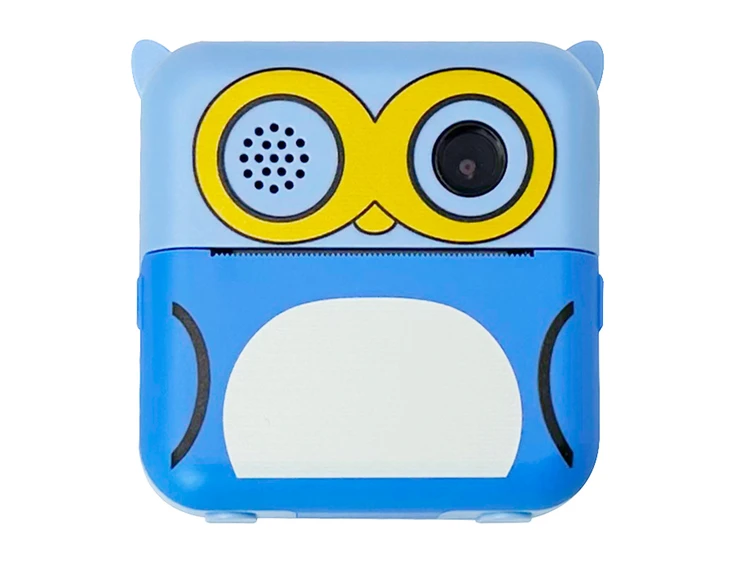 Портативний дитячий фотопринтер D2 Owl blue