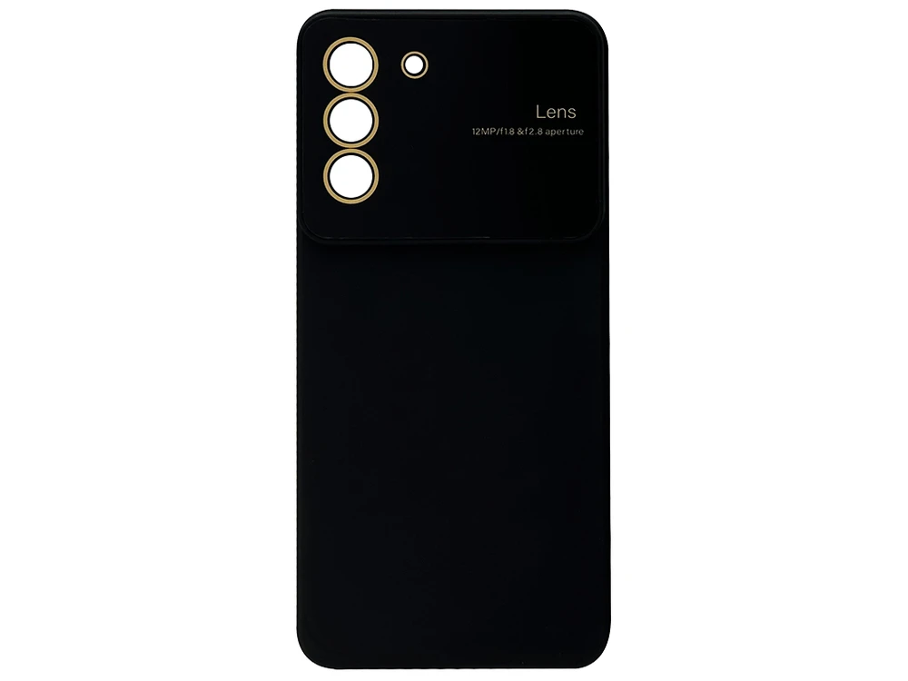 Накладка силікон Lens Camera Samsung S21 FE black